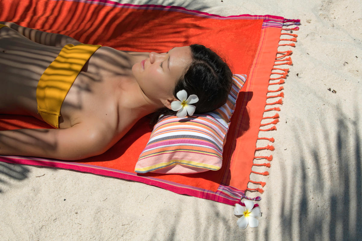 Inflatable beach cushion Accacia