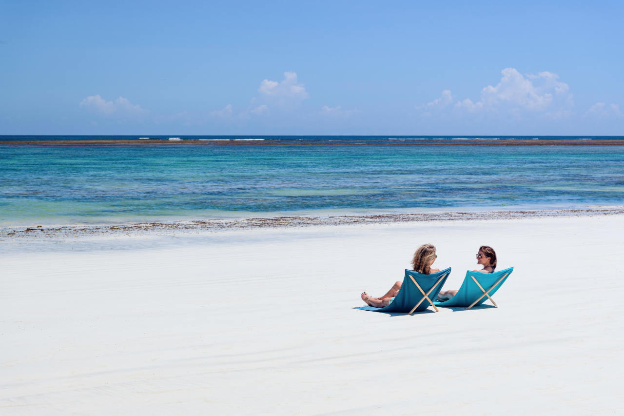 Sdraio da spiaggia Neo-Transat Bleu de prusse